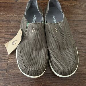 OluKai Brown Loafers Comfortable Slip-Ons